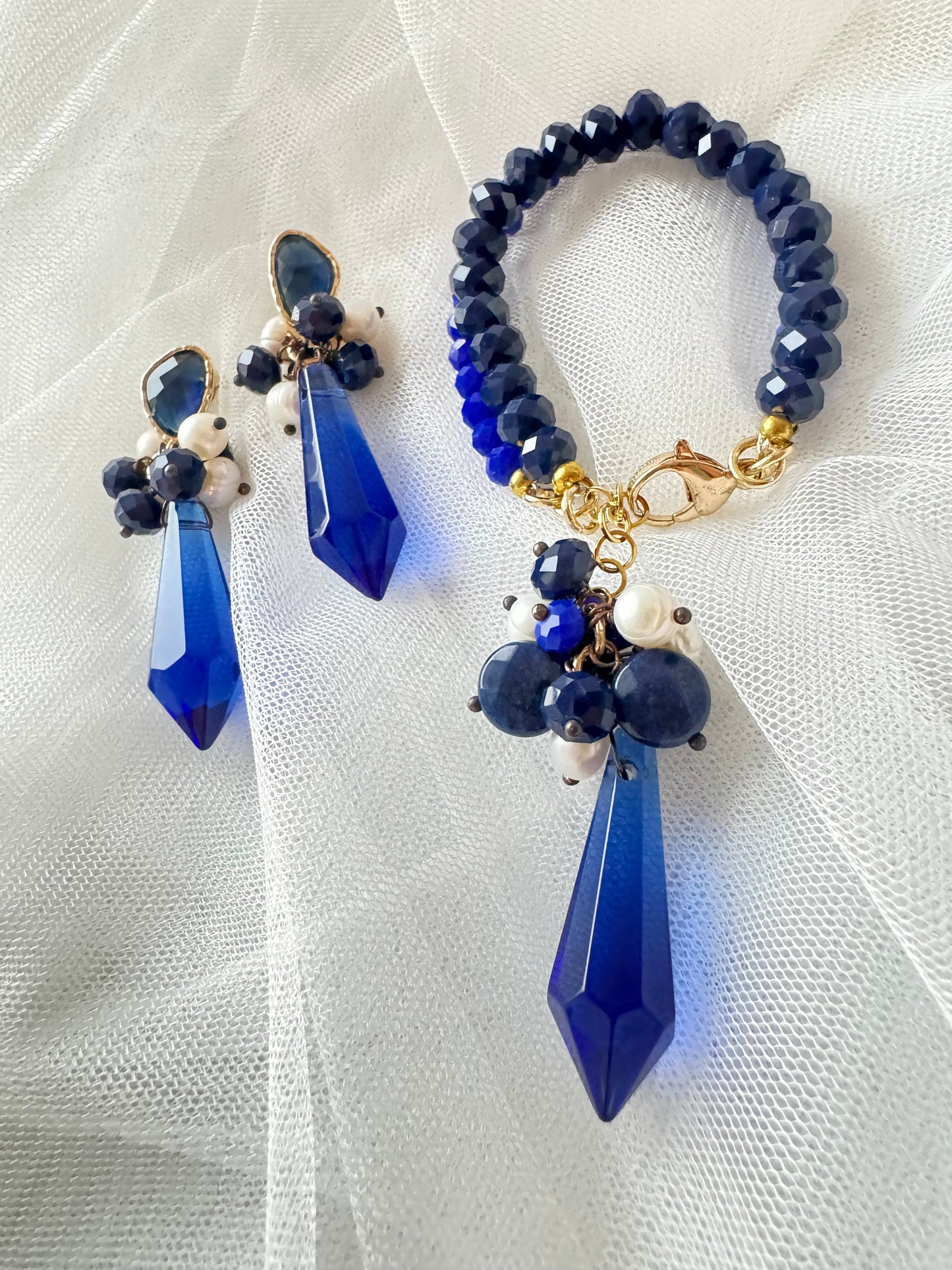 Elegante completo blu