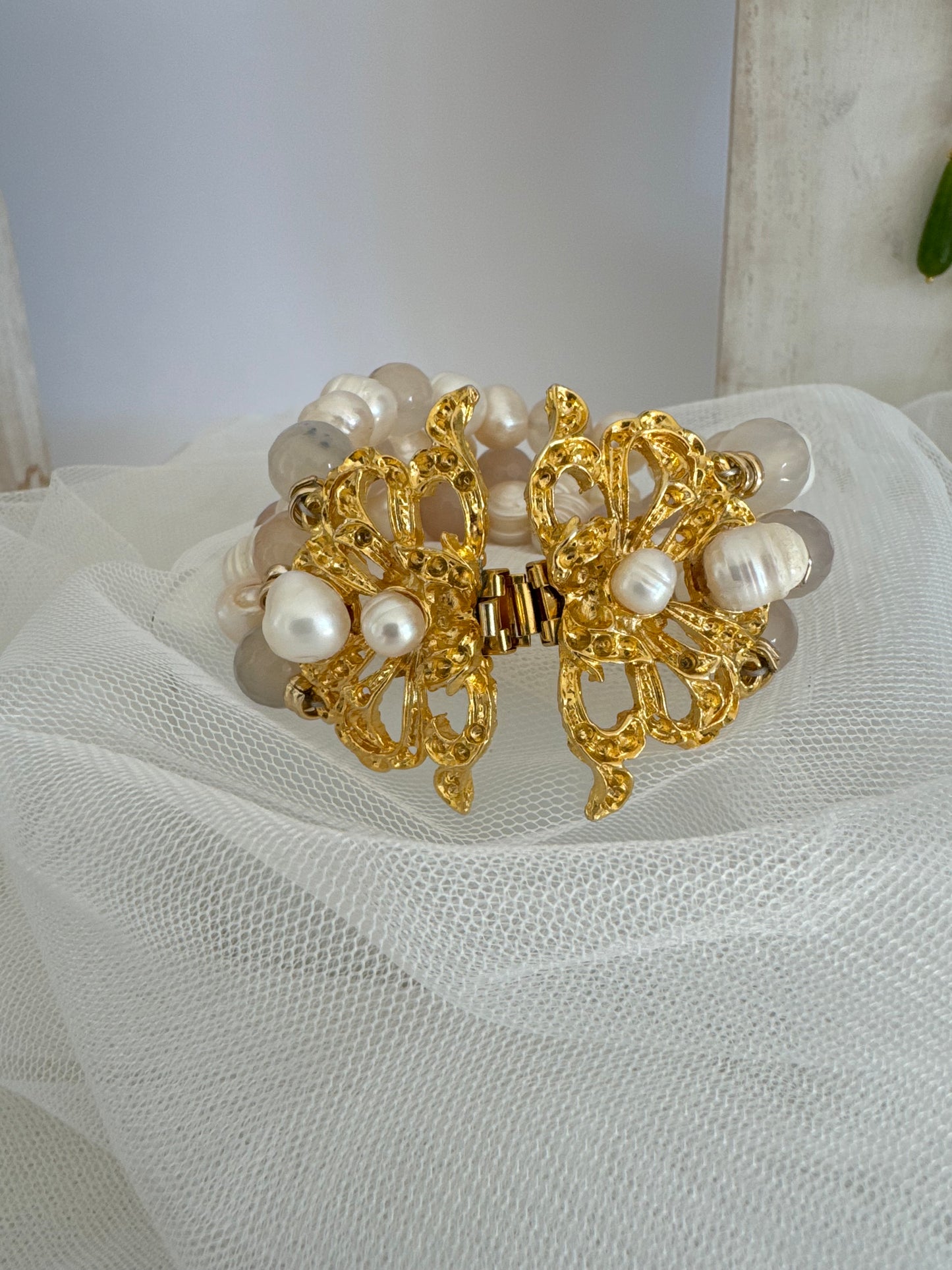 Bracciale Perle e Quarzo