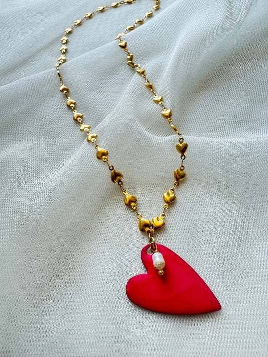 Collana Cuore e oro