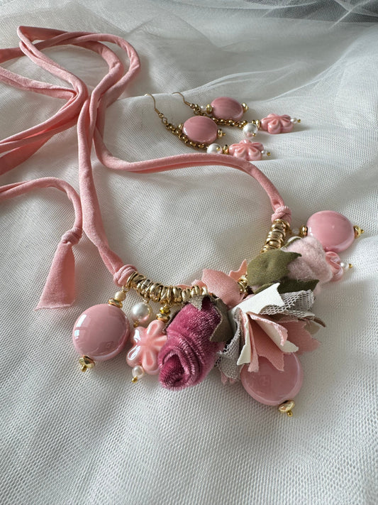 Completo Romantico Rosa