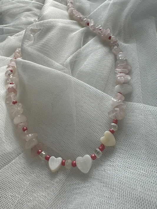 Collana Cuore inMadreperla