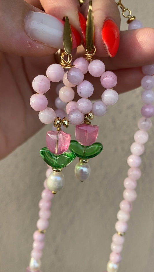 Completo collana e orecchini
